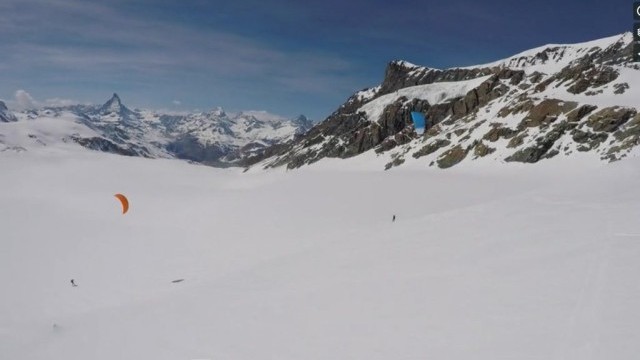 Snowkiting On The Highest Mountains