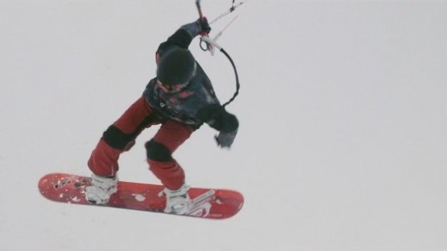 Nobile Snowkite: Dawn with the Gods