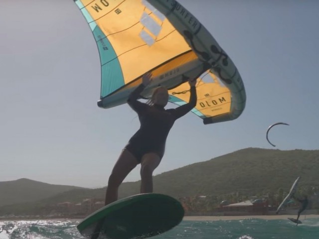 how to tack a wing: heelside to toeside