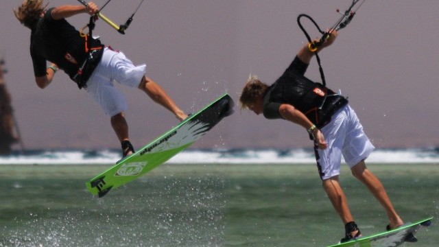 Kitesurfing Technique - Back Loop to Blind with Surface Pass