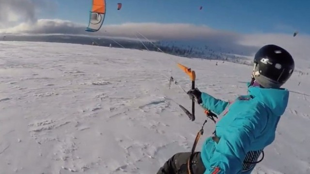 Kiteboarding in Lapland