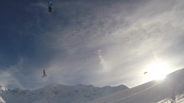 Snowkite in Wonderland with the PEAK3