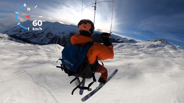 Speedflying by Kite - Snowkiting