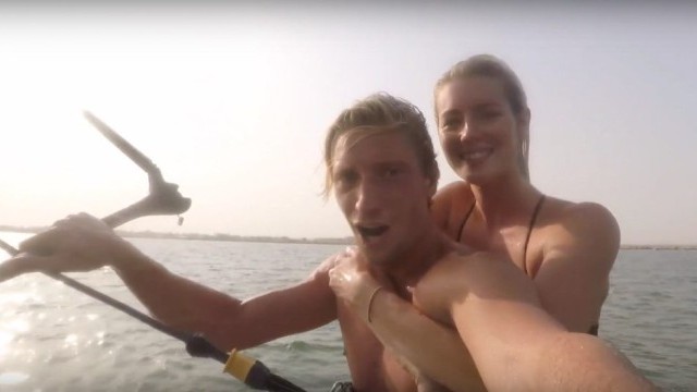 Kiteboarding: How to Give a Piggyback Ride - Ride with Blake: Vlog 35