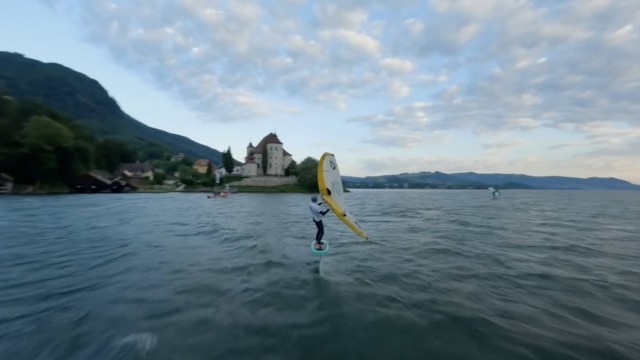 A lap around home - wingfoil racing in Austria