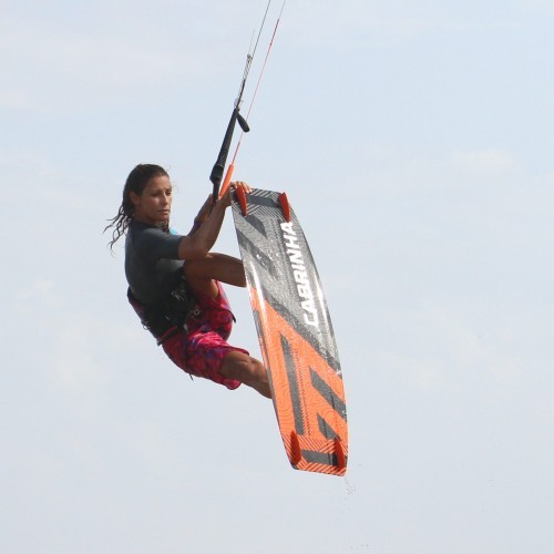 Air Gybe Nose Grab Kitesurfing Technique