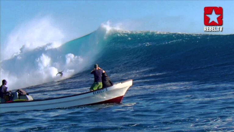 Riding Mega Waves at Tavarua