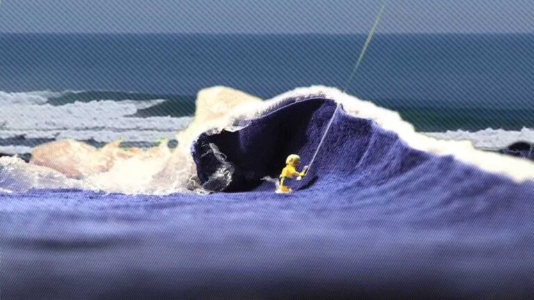 Lego Kitesurfing