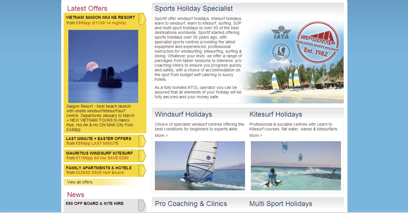 Sportif New Website HOME