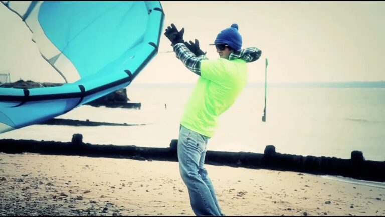 How NOT to launch a kite - Don't try this at home!