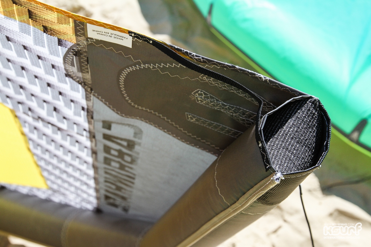 The new wing tip leading edge design is a feature on all kites and incorporates a tougher bladder end to avoid rupturing.