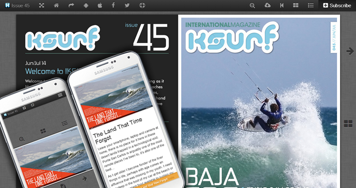 New Magazine Template and Mobile App