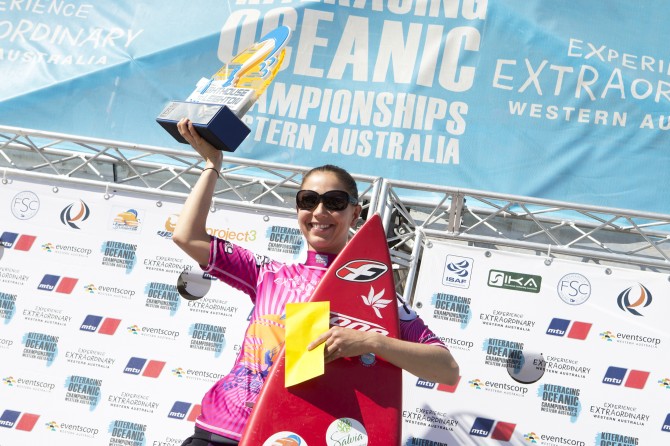 2013 Womens winner Marie Desandre Navarre - credit Travis Hayto