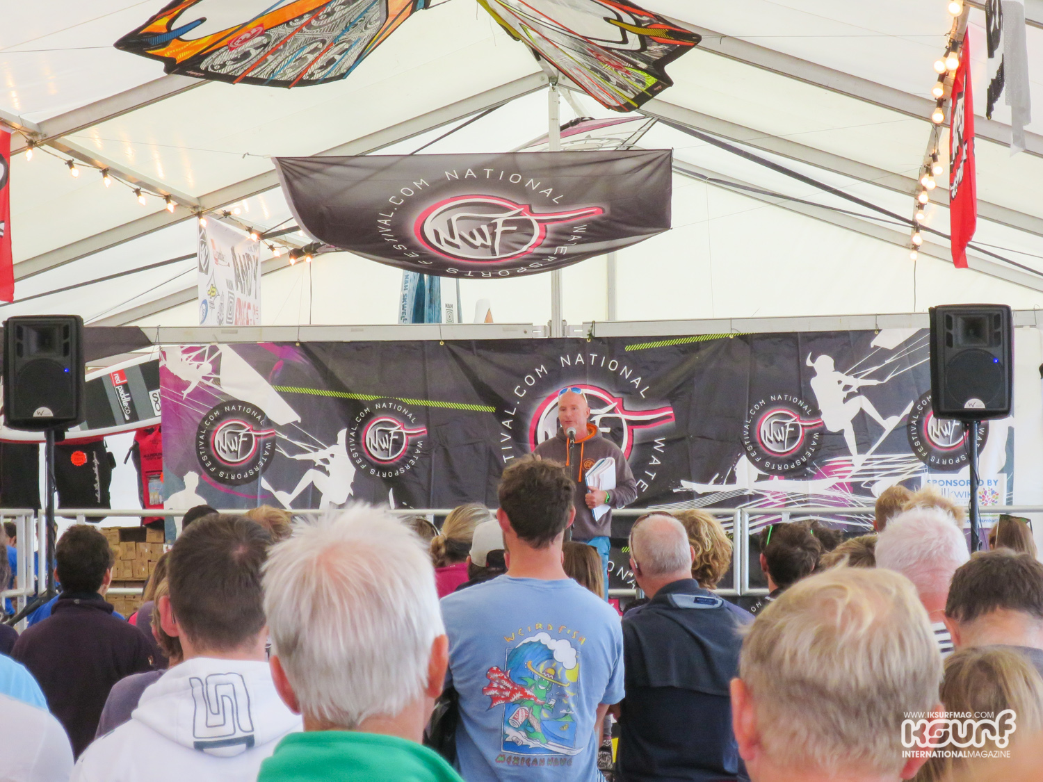 Allan Cross opens the event...