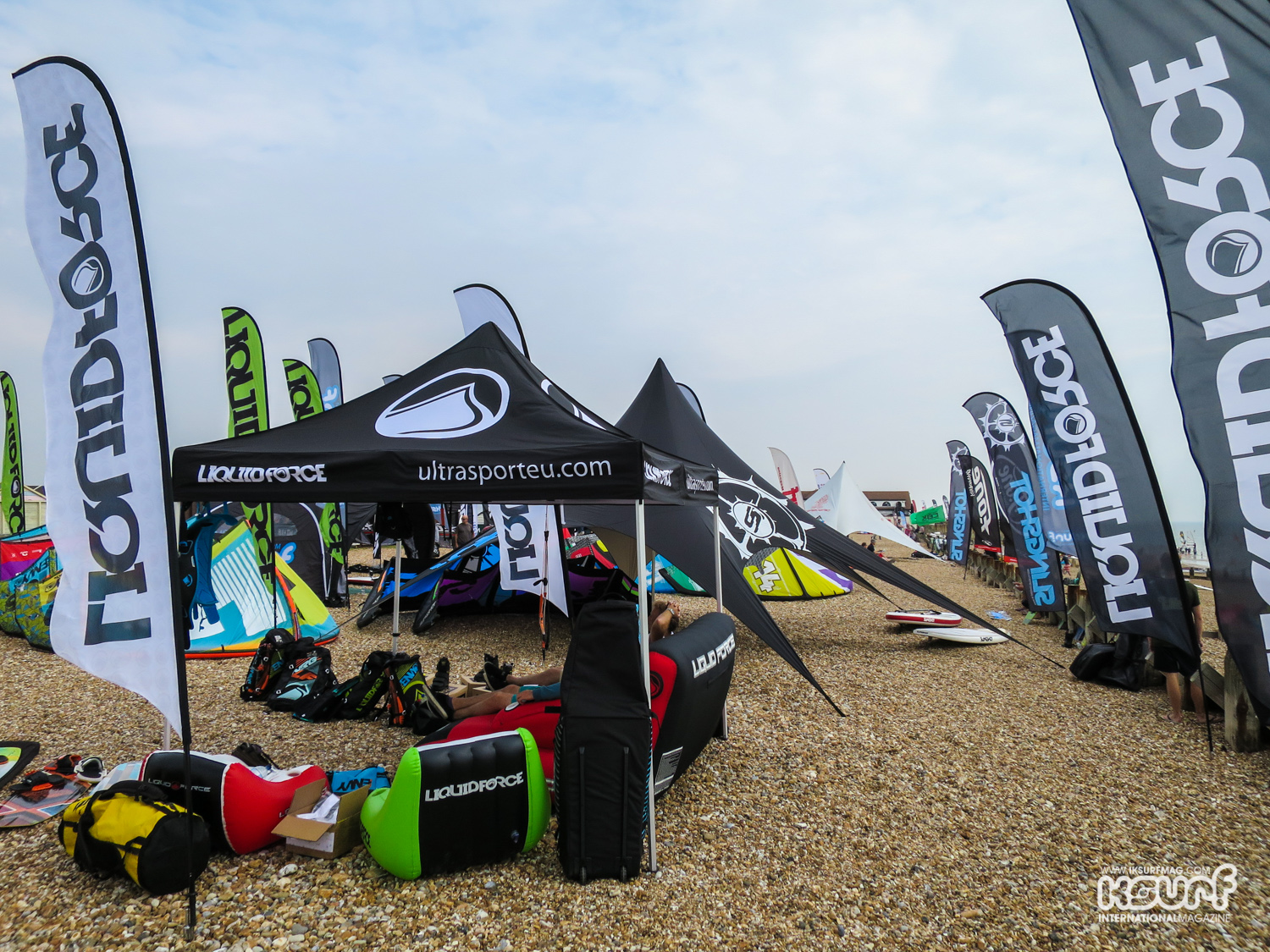 There was literally more gear than you could shake a stick at...