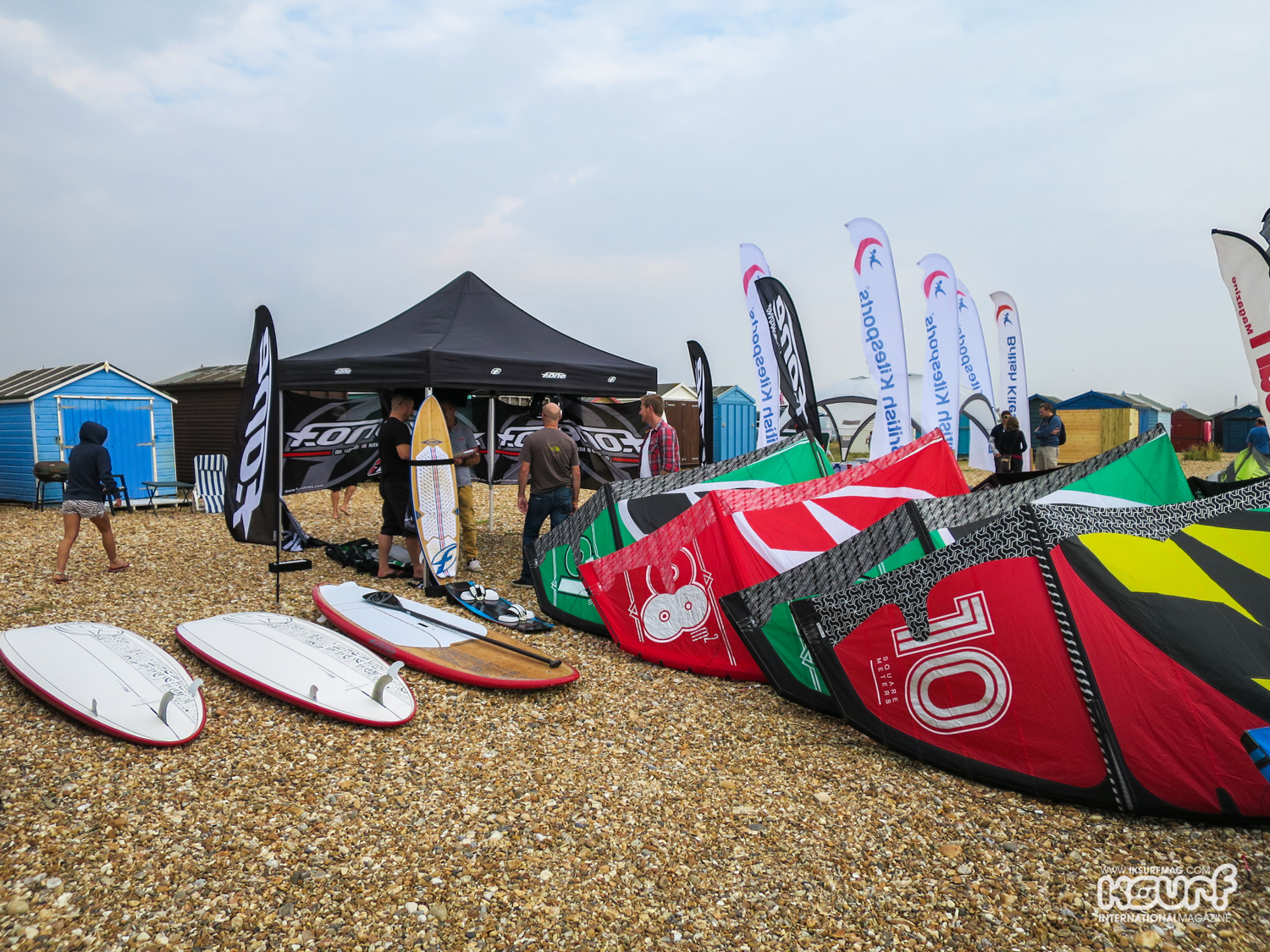 Dom Yule and the F-One SUP's that got a lot of use! Plus the new Bandit in the foreground.