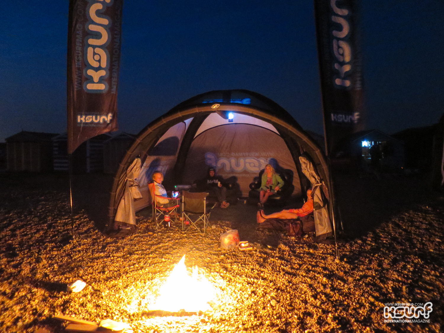 When the sun goes down... The BBQ's come out!