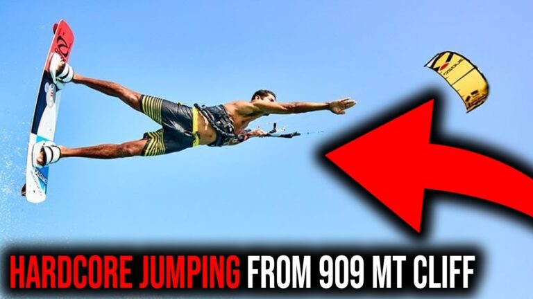 World Record - Jumping From 909 Meter Cliff