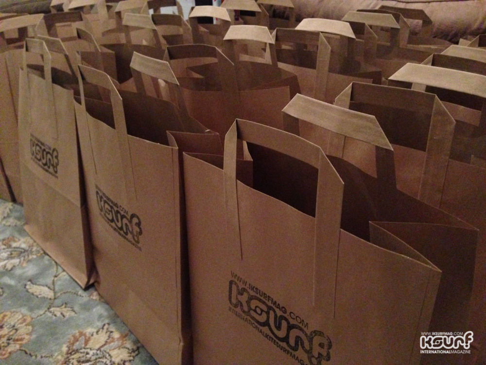Goody bags ready to roll!