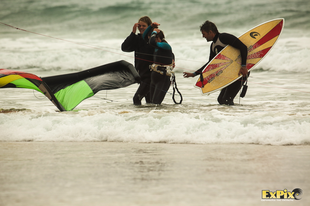 A fin to the head, never a fun way to end a heat.