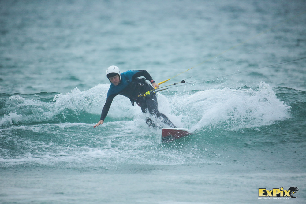 Paul Stebbings had a fluid style on the water, the Norfolk Terrier was a tad aggressive on the beach though... ;-)