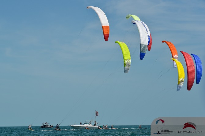 Light winds dominated the event...