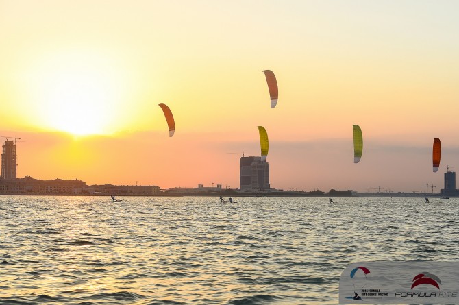 Sunset at the end of a successful regatta!