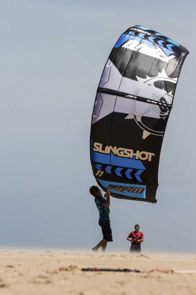 Eric Reinsert takes one for the team