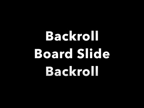 Backroll Board Slide Backroll - Toby Braeuer - Airstyle.TV