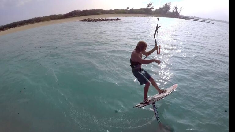 Ghost Drone Kitesurfing With Julien Fillion