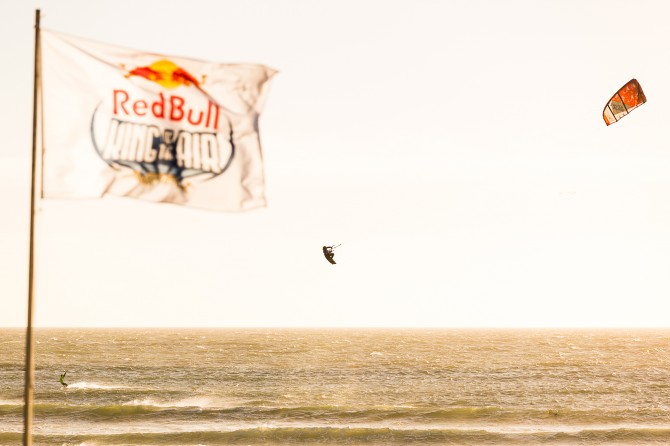 Local rider Andries Fourie doing battle as the sun set... Photo: Ydwer van der Heide