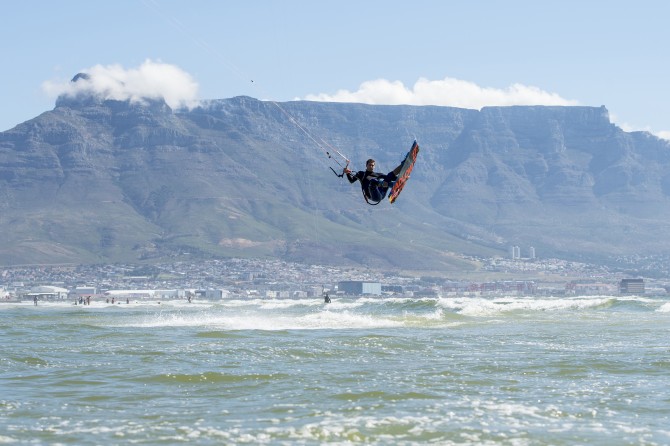 Aaron Hadlow is going to have to be right on top of his game in one of the harshest heats of the day tomorrow! Photo: Craig Kolesky/Red Bull Content Pool