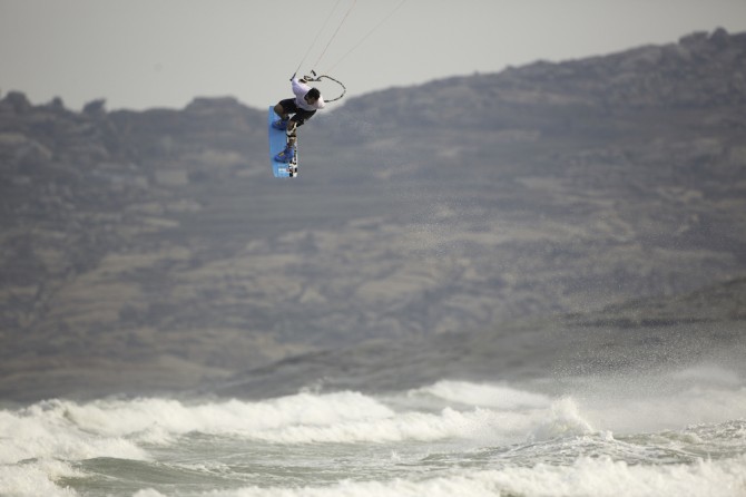 Youri Zoon going big, something all the riders will have to do as part of the Big Air event if they want to win the overall World Title! Photo: Toby Bromwich