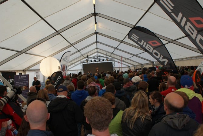 A large event tent will house lots of the brands and also those all important parties!