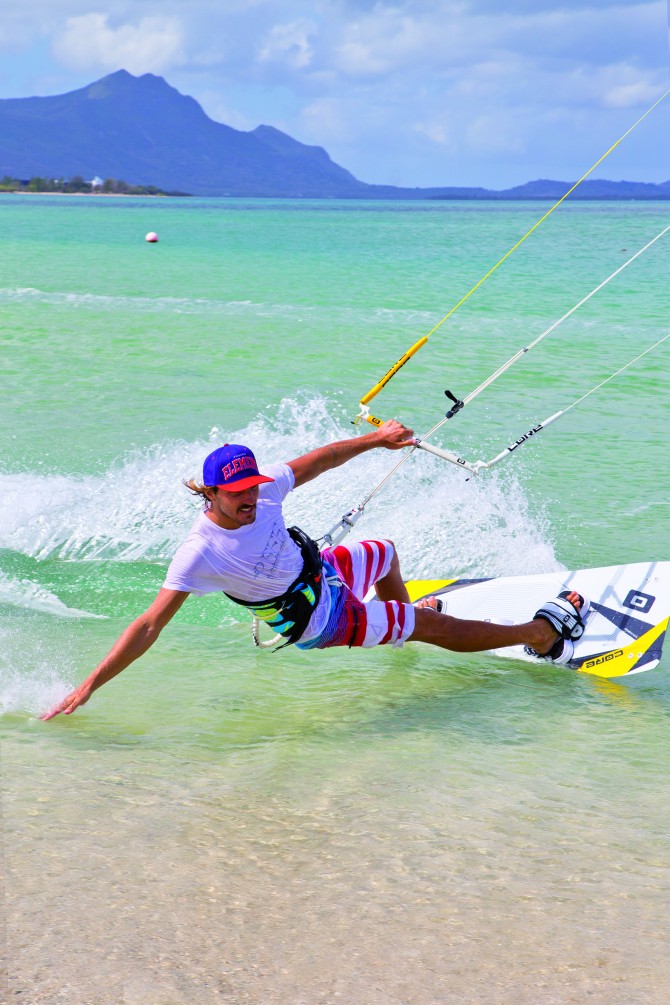 The Fusion 2 is a freeride board suited for any style of kiteboarding. Photo: Thorsten Indra