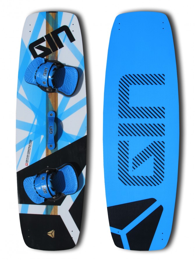 The Gin Geek comes complete with footpads and 50mm fins.