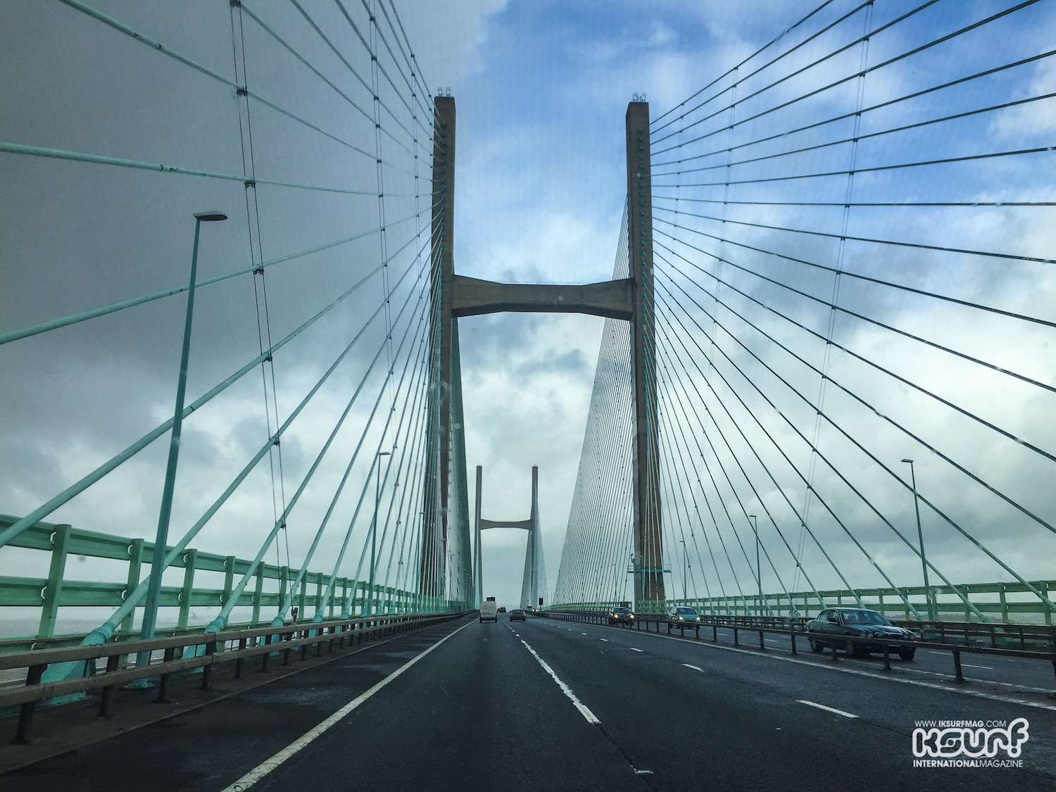 Leaving England and into Wales, it's pretty majestic!