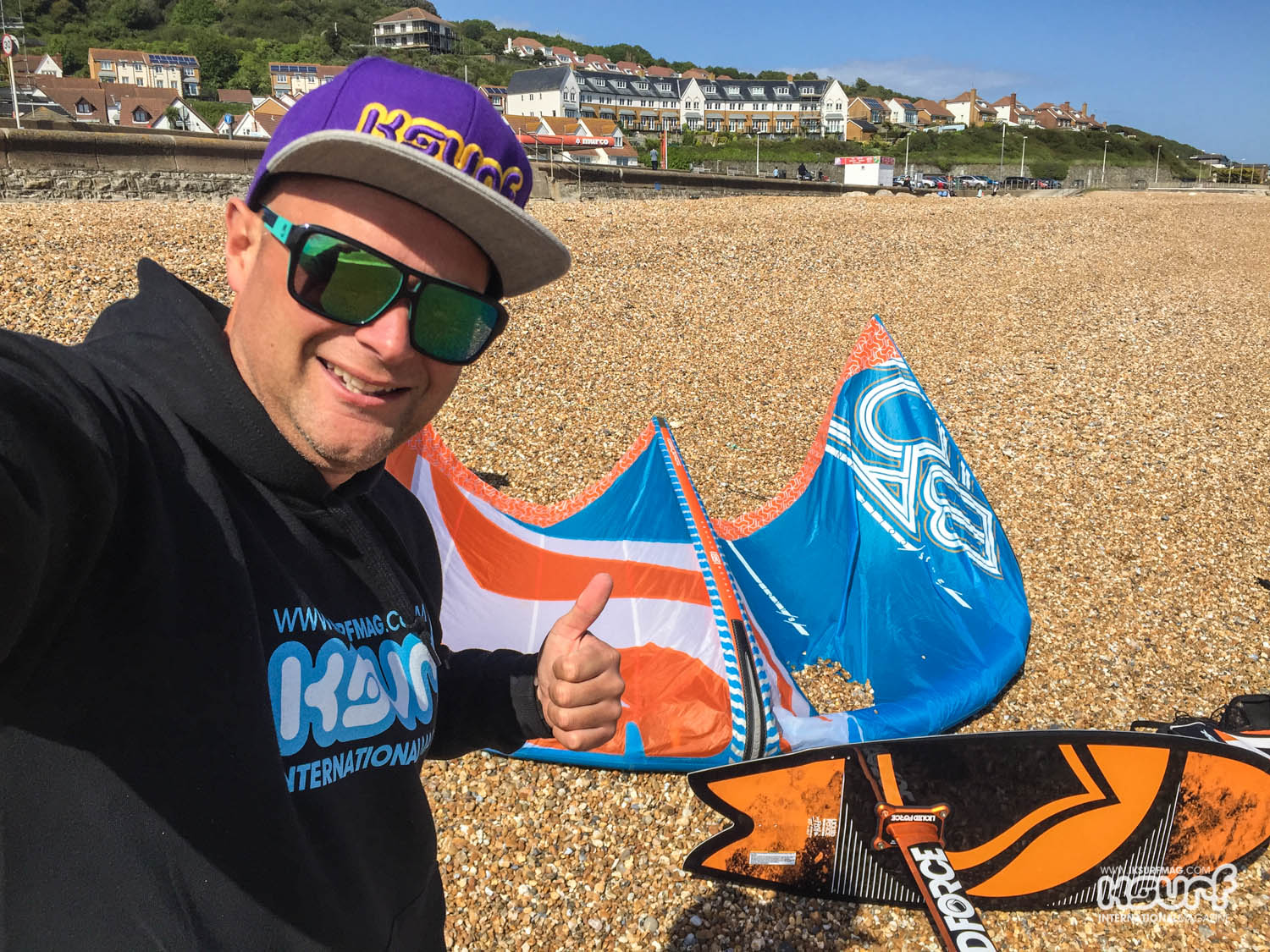 Wind looking stronger and not feeling as nervous...