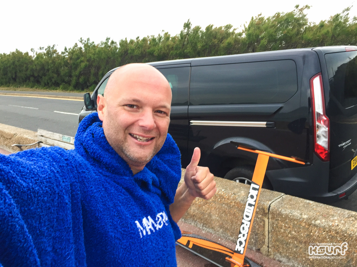 This is my aprés 3 hours on the water utterly exhausted but totally stoked #FoilFace!