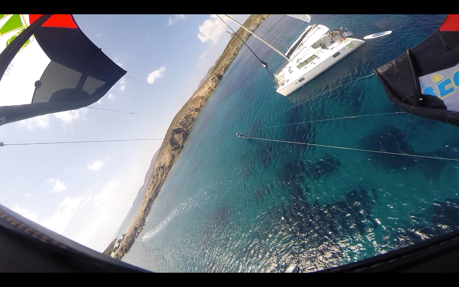 kite catamaran greece