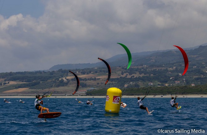 Top kiteboard racers from 18 countries competed for the title at the second stop of the Kite Foil Gold Cup.