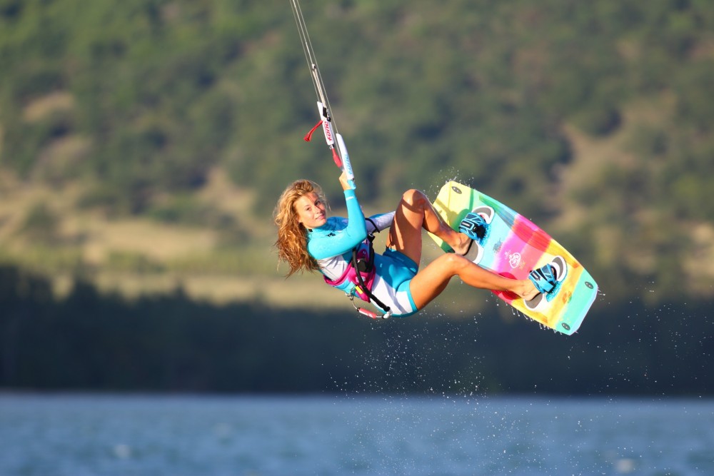 Marie Switala getting to grips with the new gear!