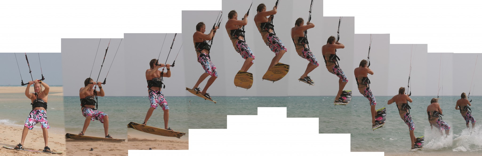 How to Jumping Beach Start Kitesurfing Technique » Intermediate