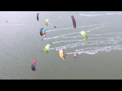Slalom Auto Bahn in St Peter Ording! Virgin Kitesurf World Championships