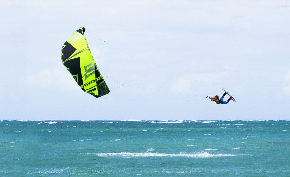 The Park HD is perfect for full-power kite loops like this one by Jesse Richman.