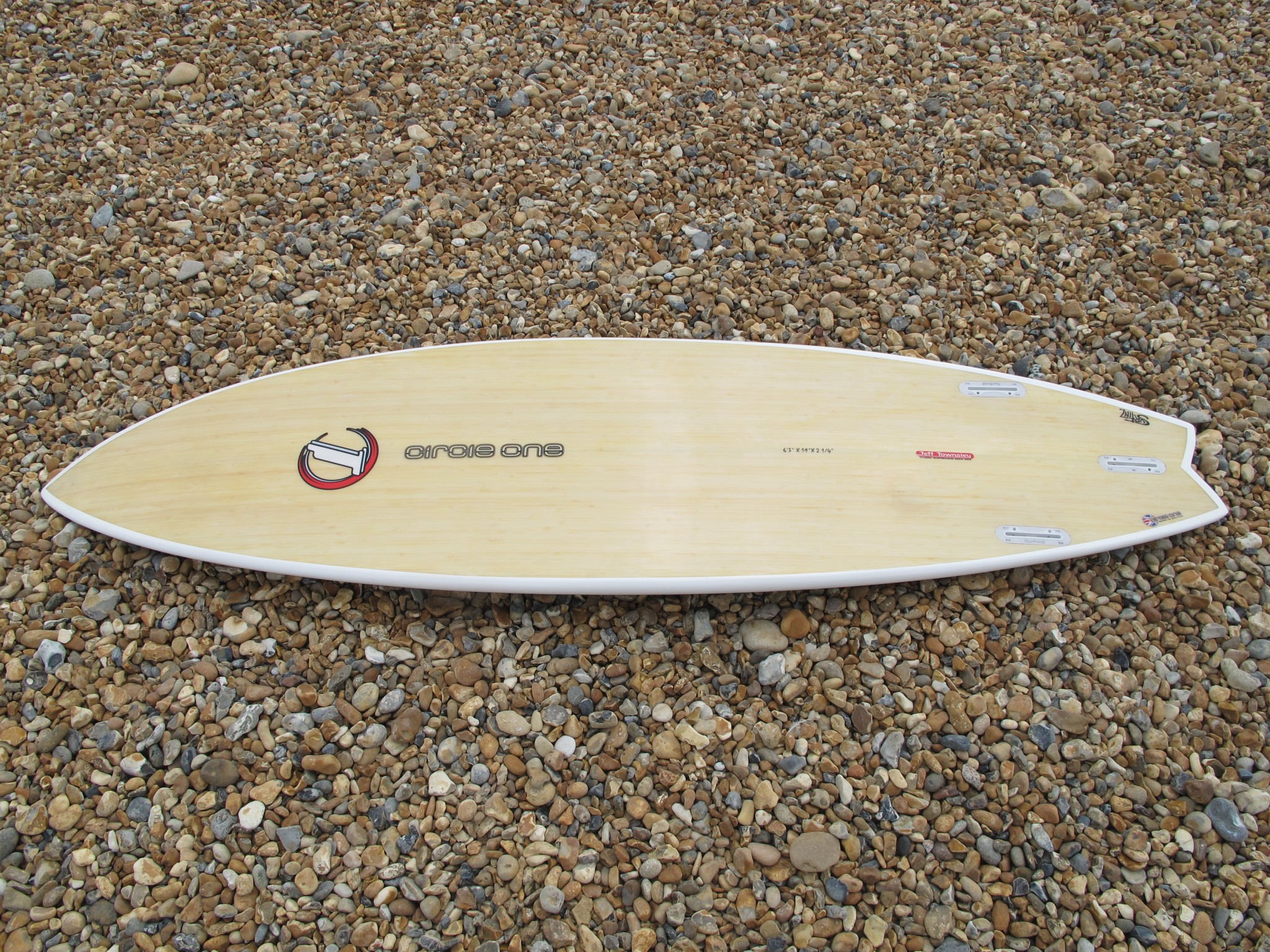 Circle One Bamboo Swallow Tail 6'3 2012 Kitesurfing