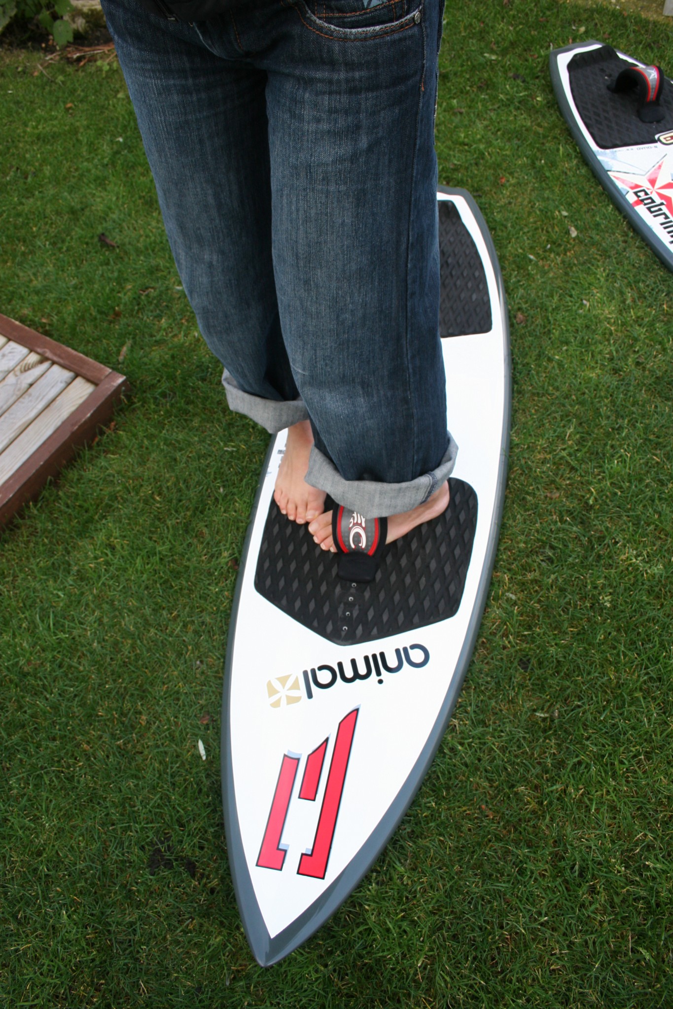 1 Paar Black Kitesurfing Foot Strap Surf Board Zubehör 