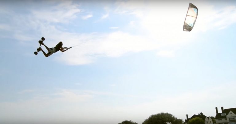 Powerkiter Landkite Video Contest : Kris Beech