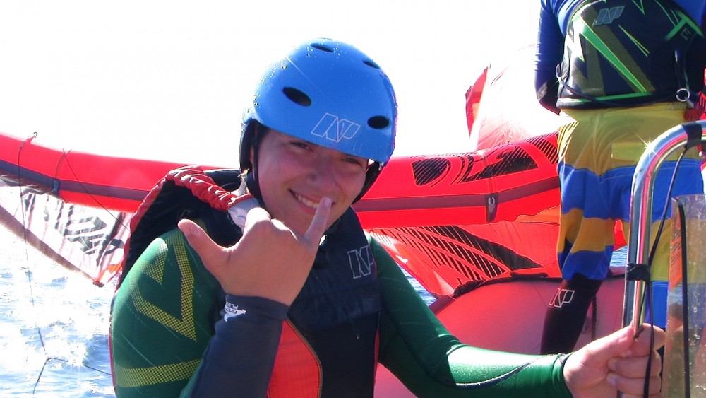 Kitesurfing helping young people!