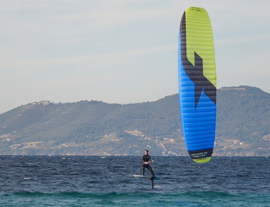 Axel has been foiling since 2013.